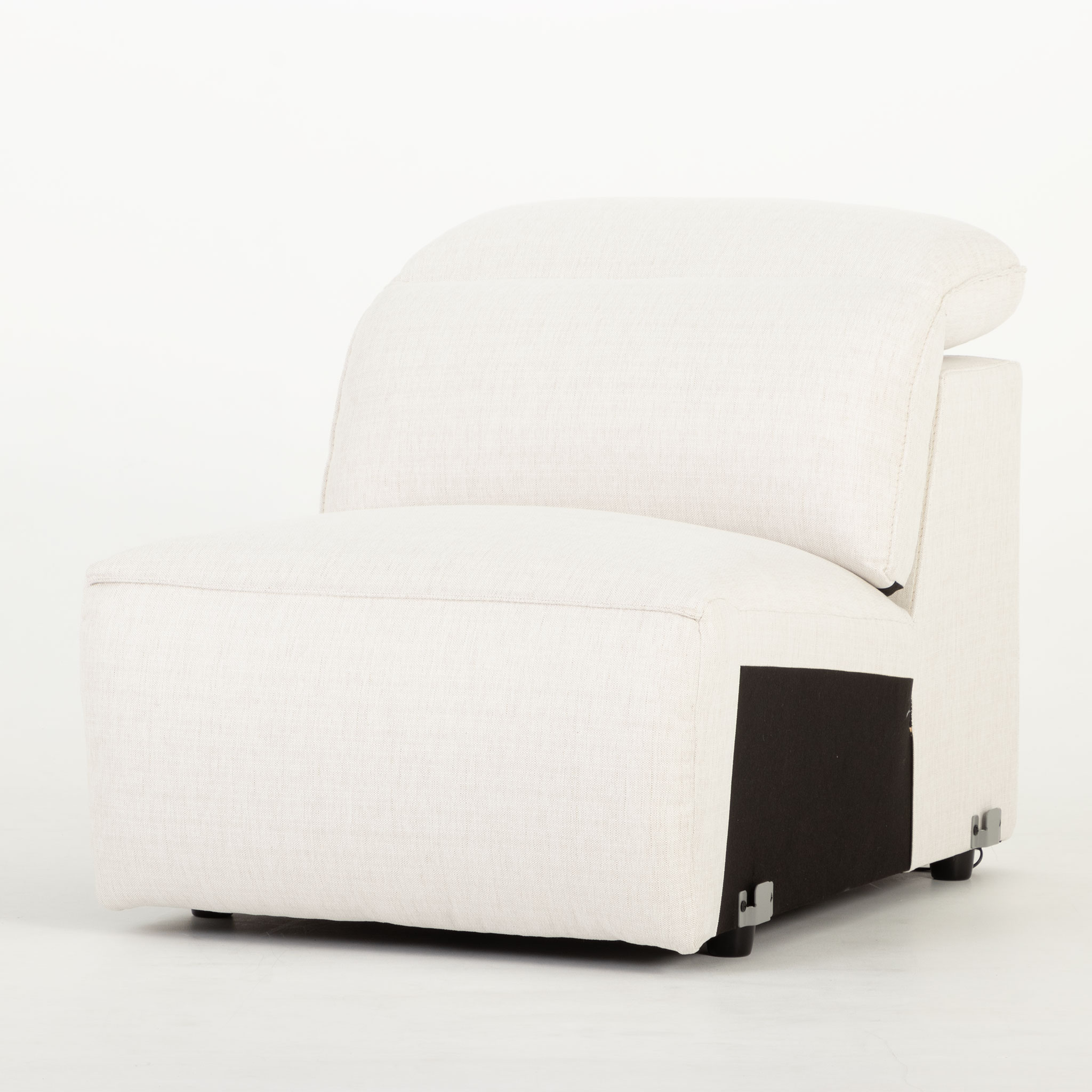 Gianni 4 Seater Corner Modular Recliner Sofa, Natural