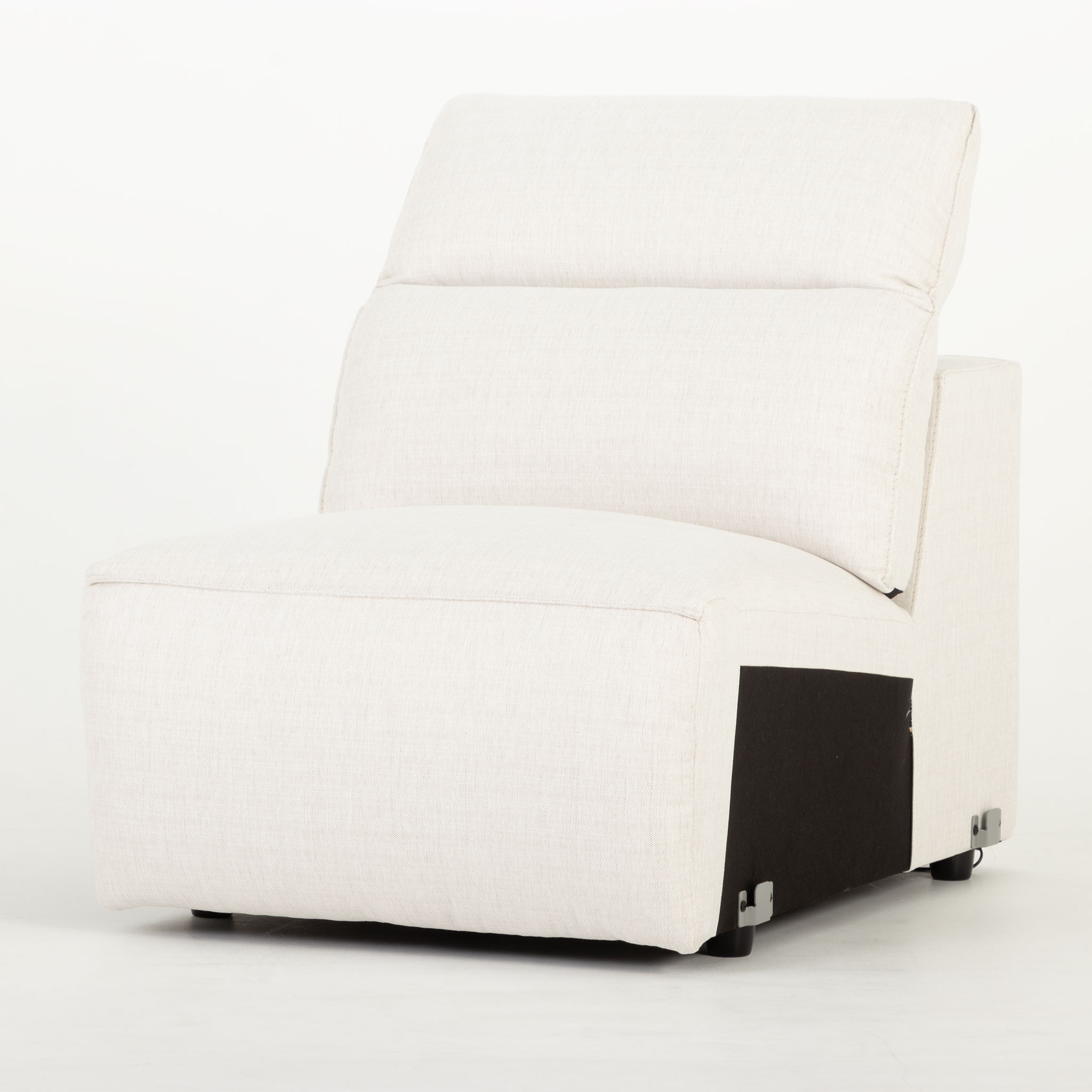 Gianni 4 Seater Corner Modular Recliner Sofa, Natural