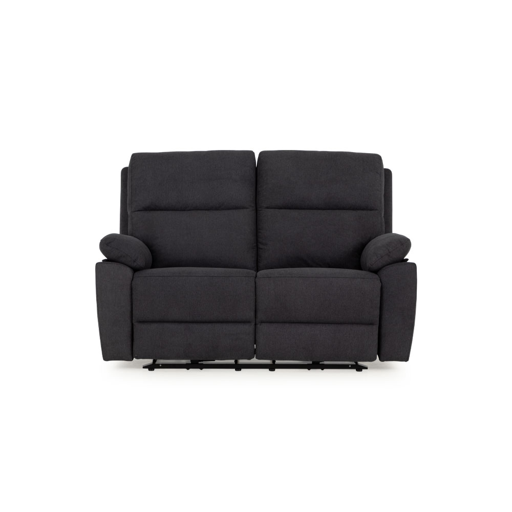 Gracey 3 Seater Electric Recliner + 2 Seater Fabric Electric Recliner, Charcoal