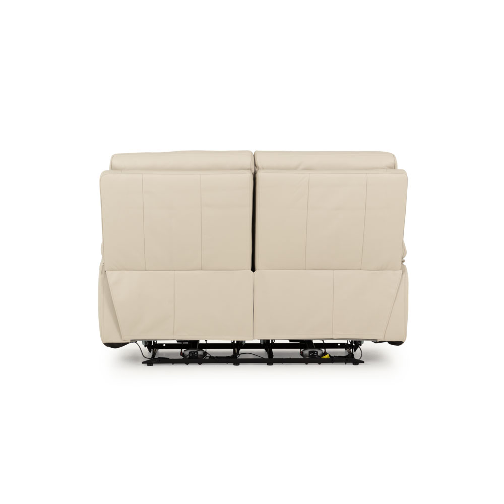 Gracey 3 Seater Electric Recliner + 2 Seater Leather Electric Recliner, Light Grey