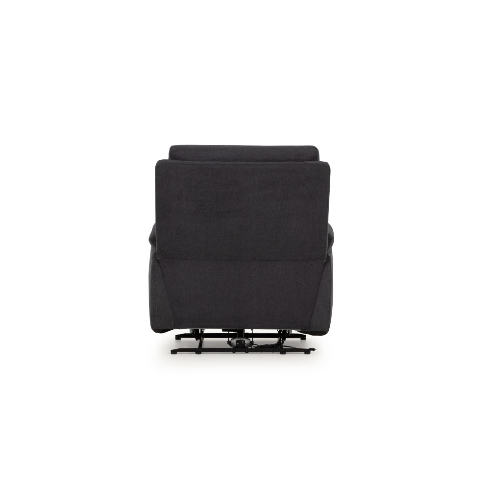 Gracey 3 Seater Electric Recliner + 2 Fabric Electric Recliner Chairs, Charcoal