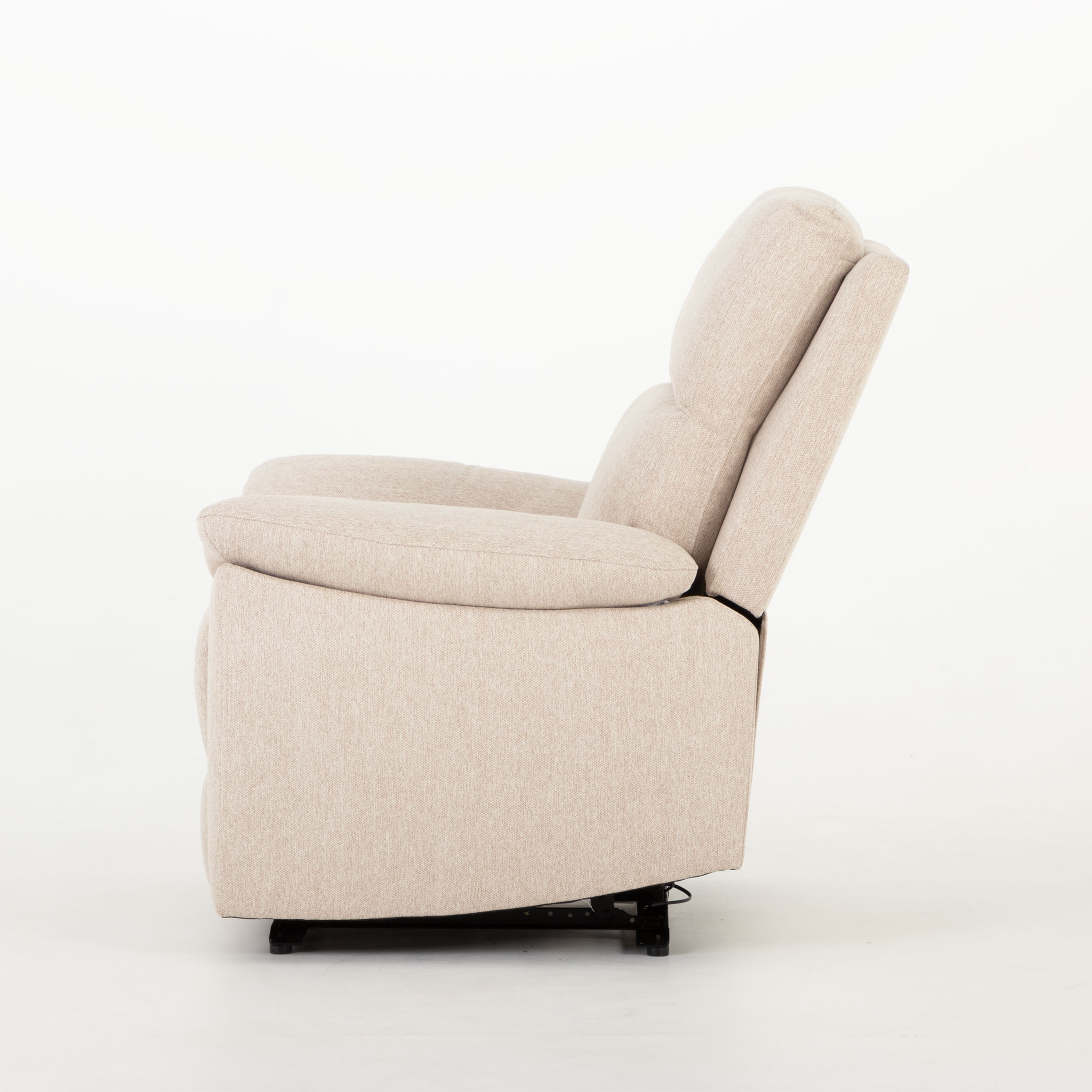 Gracey 3 Seater Electric Recliner + 2 Fabric Electric Recliner Chairs, Taupe
