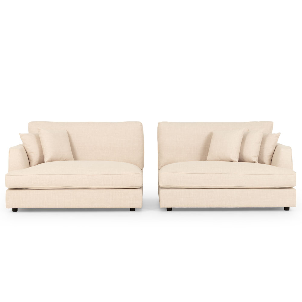 Hampshire Lounge Suite 4 Seater + Ottoman, Oatmeal