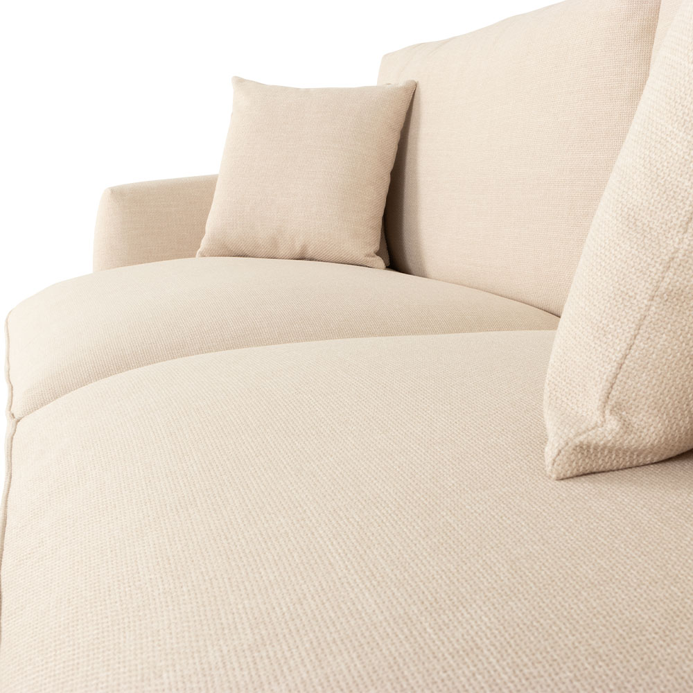 Hampshire Lounge Suite 4 Seater + Ottoman, Oatmeal