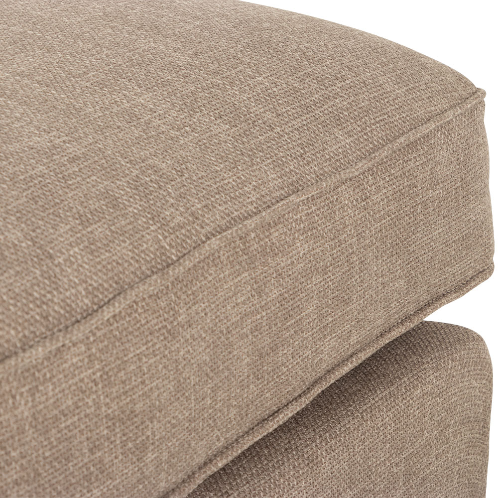 Hampshire Lounge Suite 4 Seater + Ottoman, Taupe