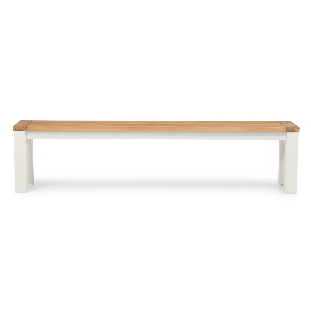 Ibiza 3 Piece Outdoor Dining Set - W220, White