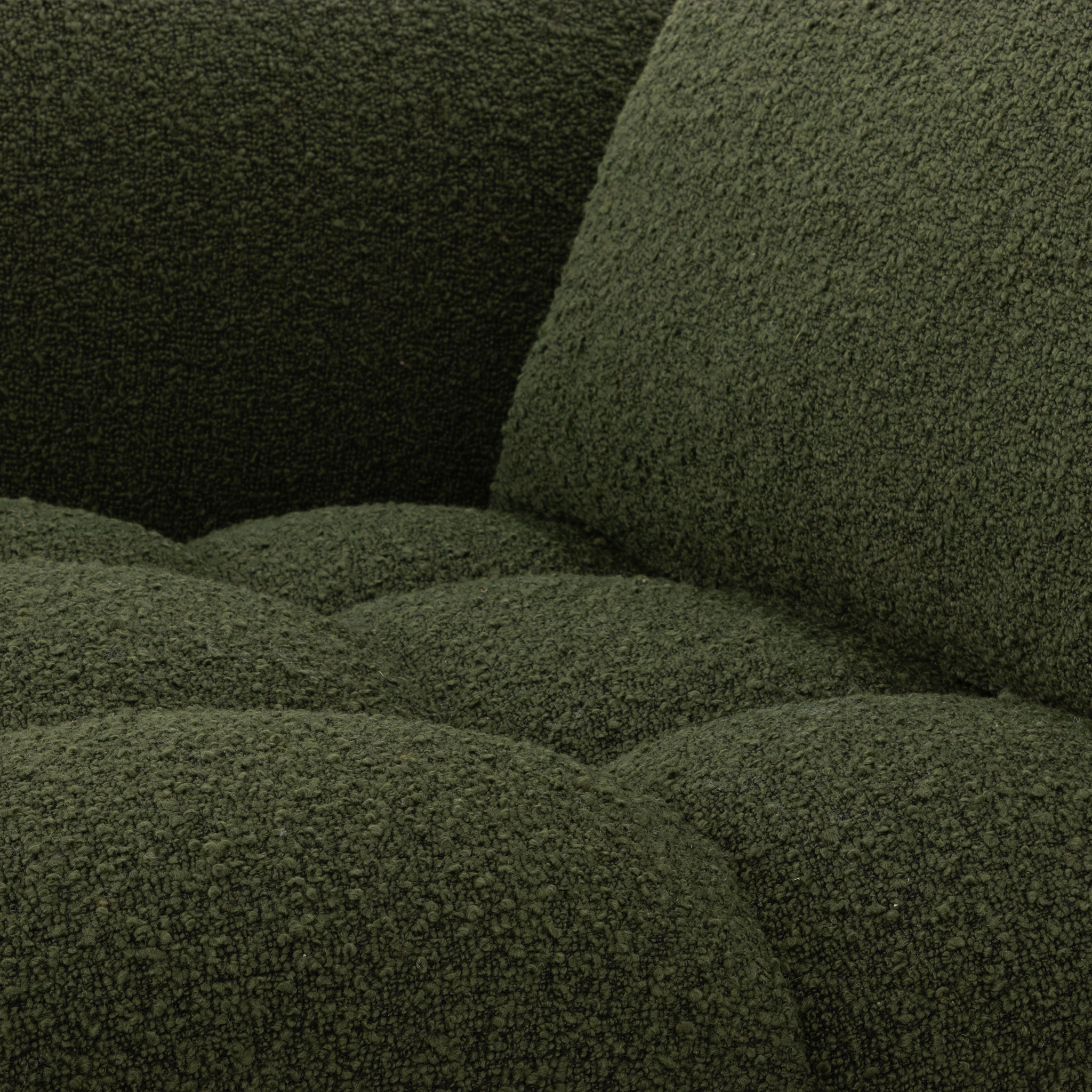 Ikon 3 Seater Modular Chaise Sofa Left Hand Facing, Green