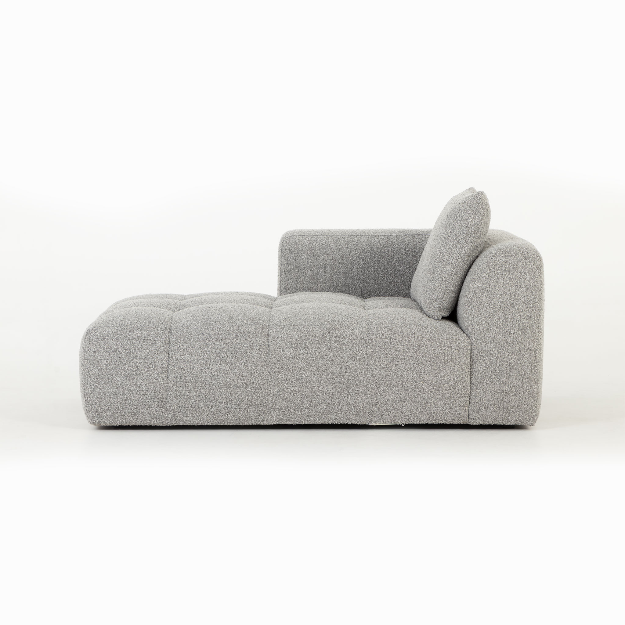 Ikon 3 Seater Modular Chaise Sofa Left Hand Facing, Grey