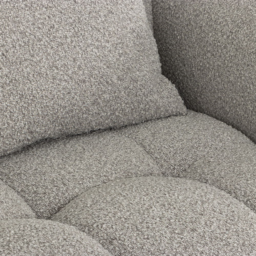 Ikon 3 Seater Modular Chaise Sofa Left Hand Facing, Grey