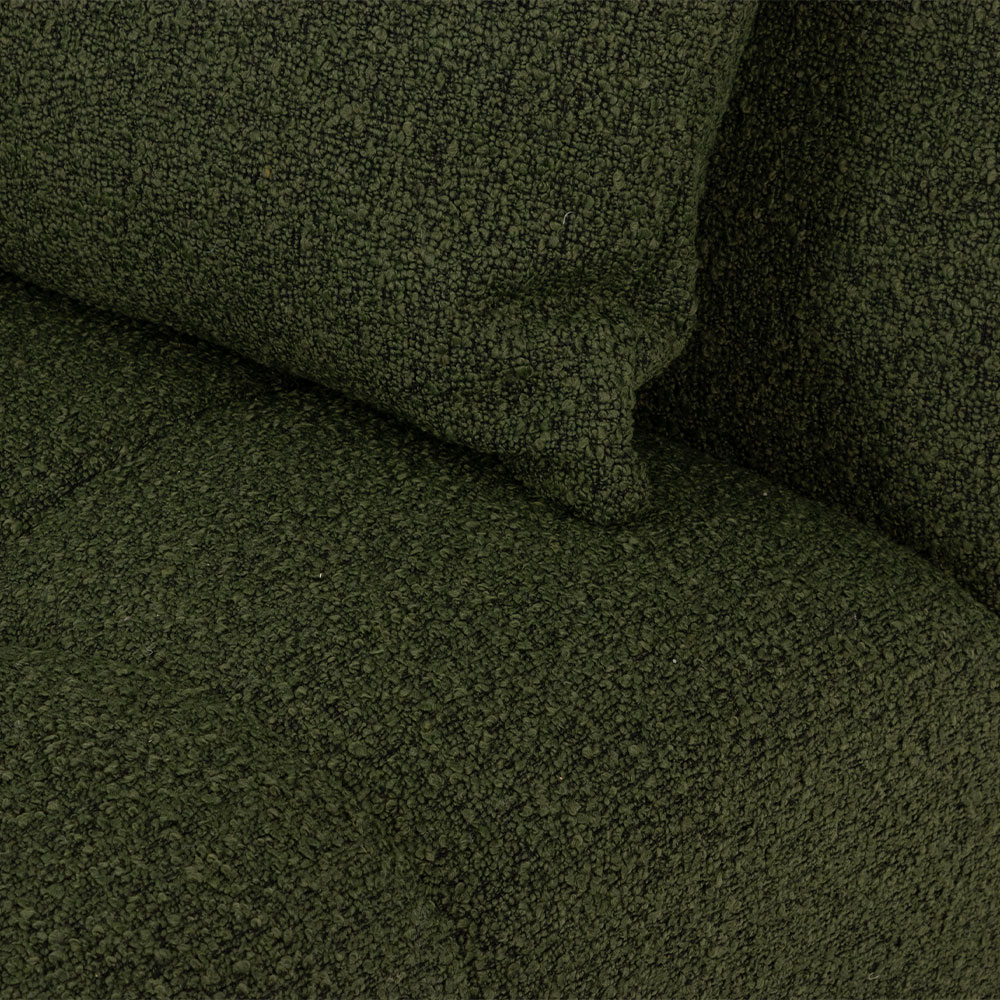 Ikon 3 Seater Modular Chaise Sofa Right Hand Facing, Green