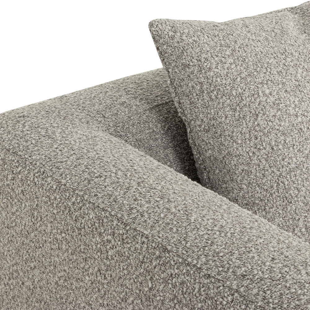 Ikon 3 Seater Modular Chaise Sofa Right Hand Facing, Grey