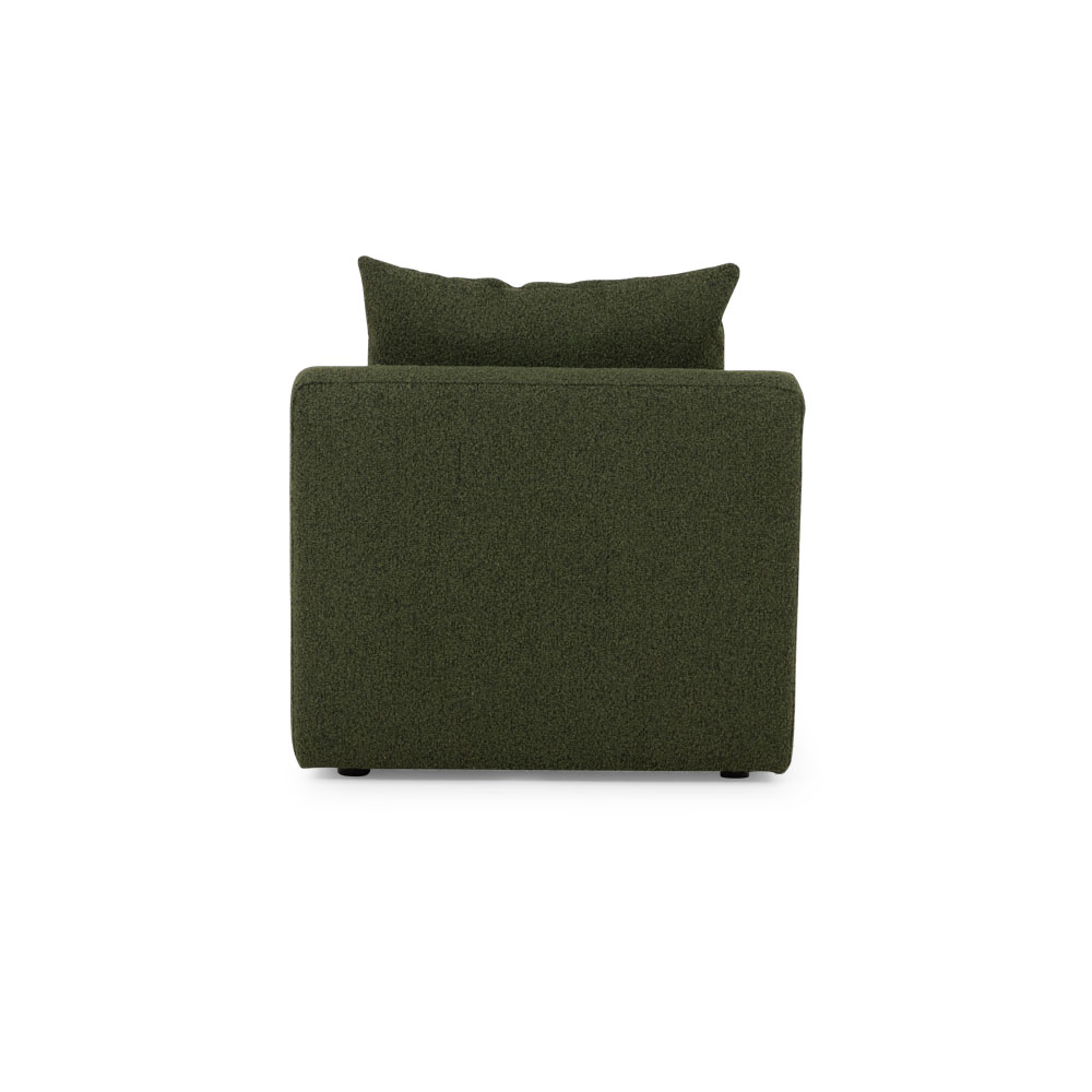 Ikon 3 Seater Modular Chaise Sofa, Green
