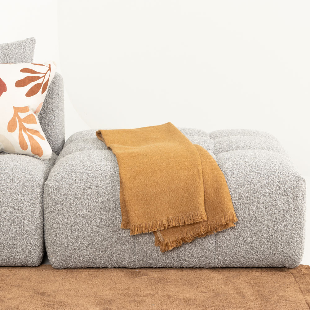 Ikon 3 Seater Modular Chaise Sofa, Grey