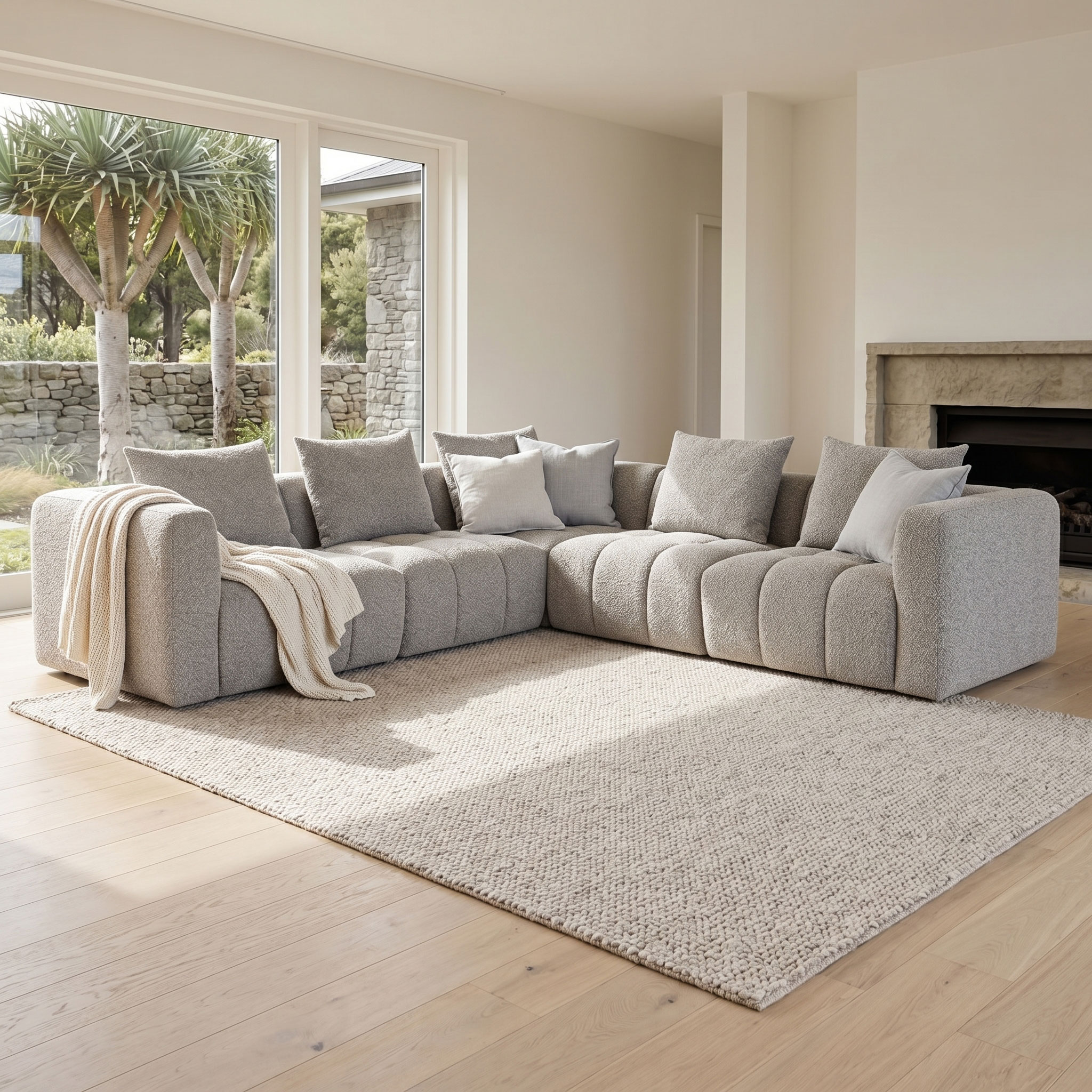 Ikon 5 Seater Corner Modular Sofa, Grey