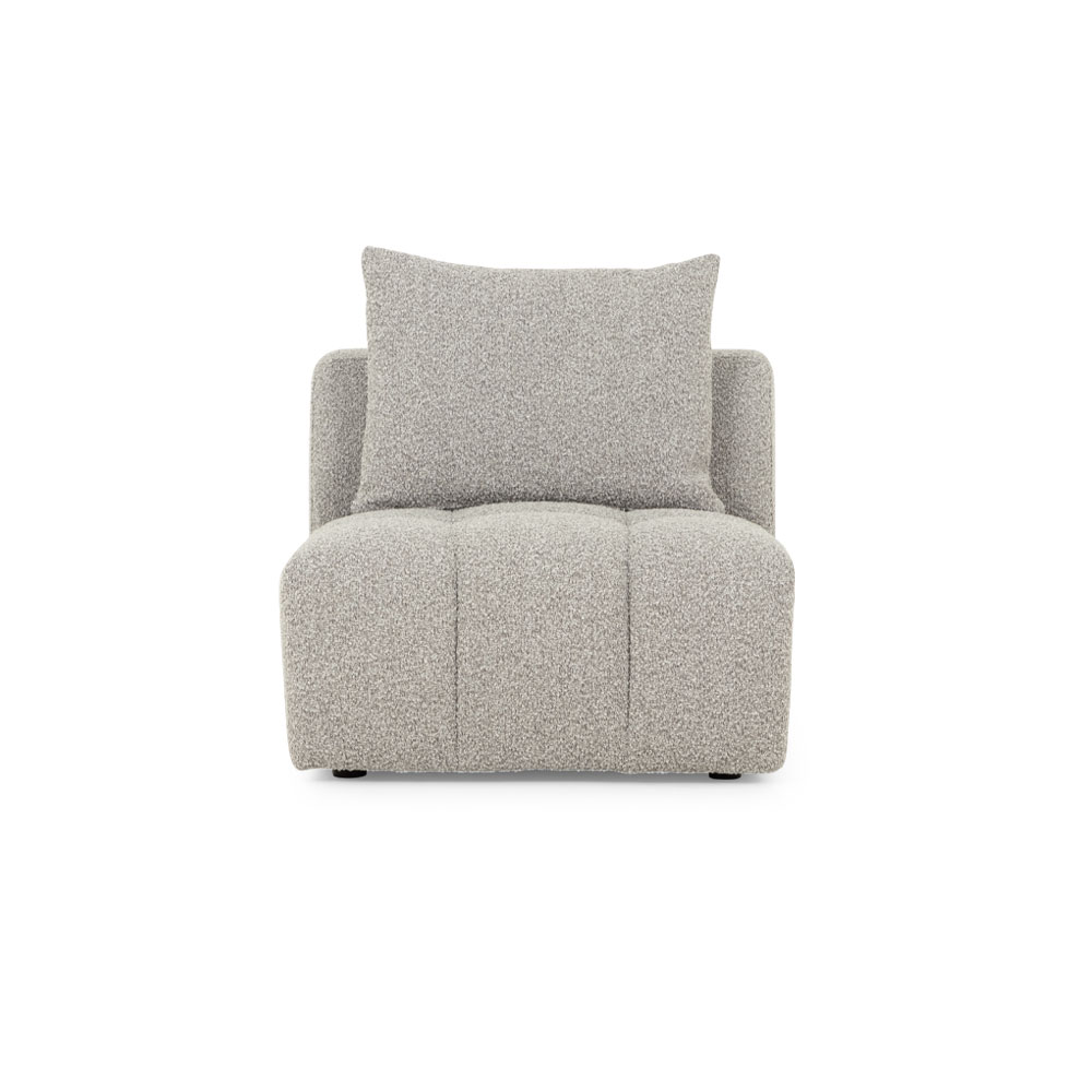 Ikon 4 Seater Corner Modular Chaise Sofa Right Hand Facing, Grey