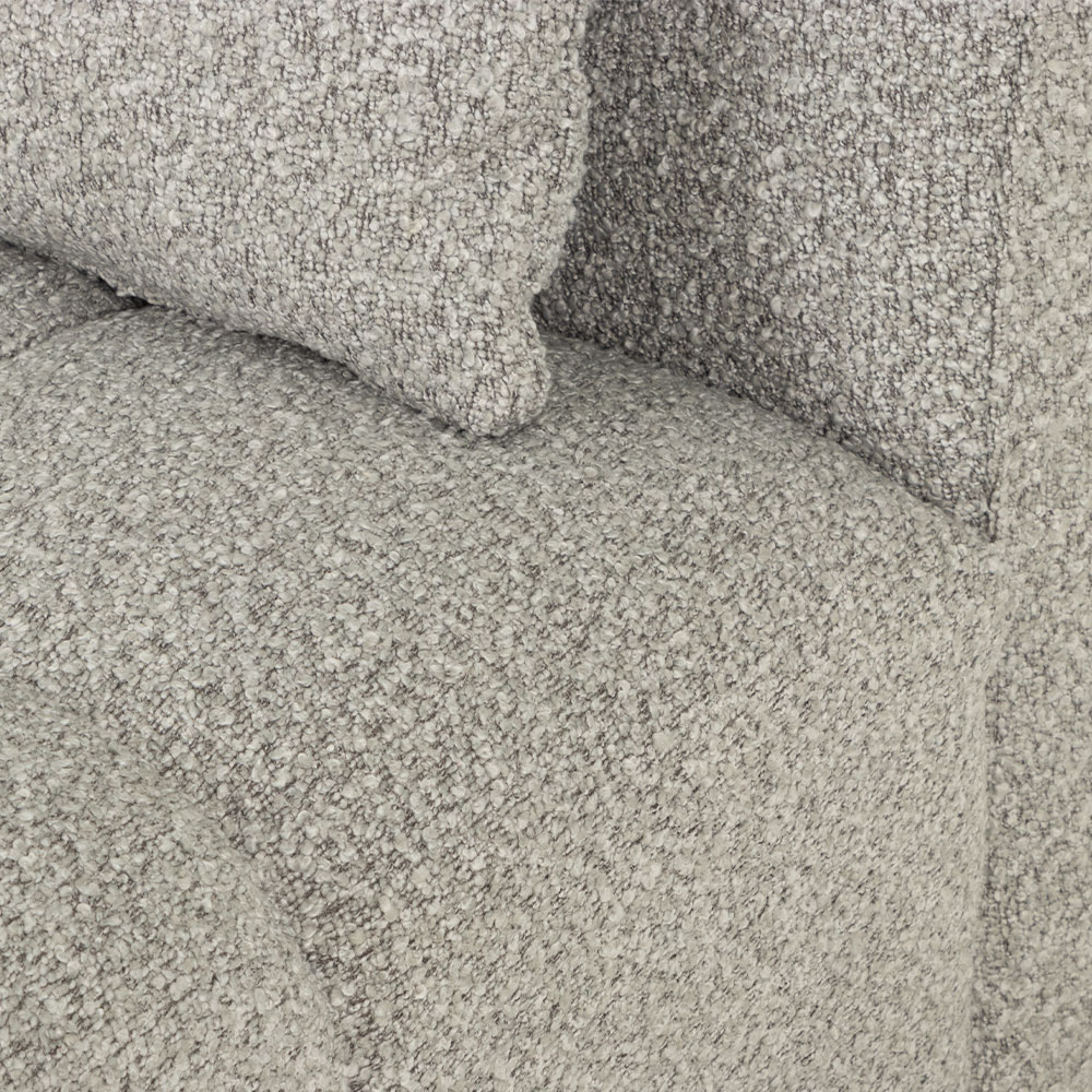 Ikon 5 Seater Corner Modular Sofa With Ottoman, Grey