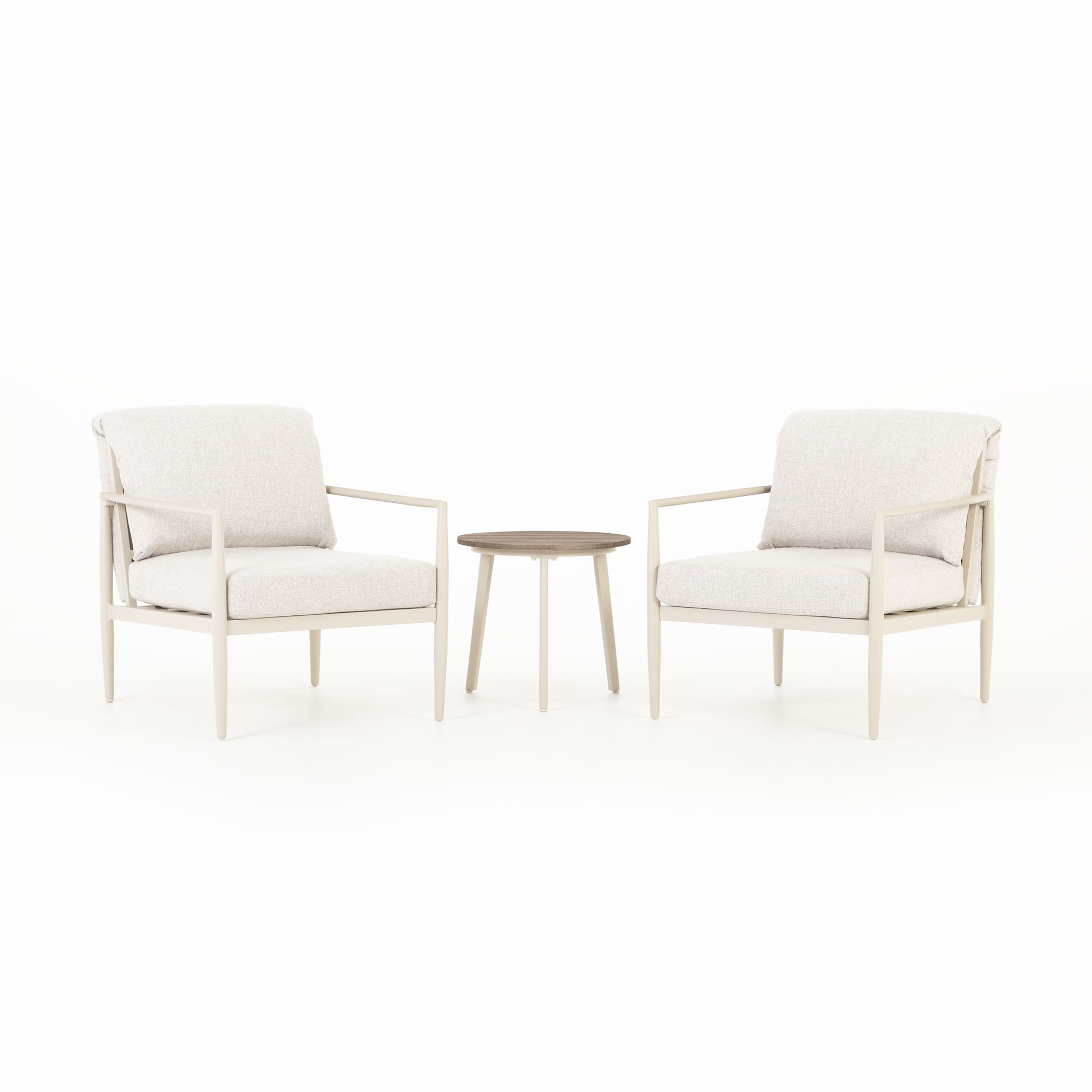 Karon 3 Piece Outdoor Lounge Set, Dune