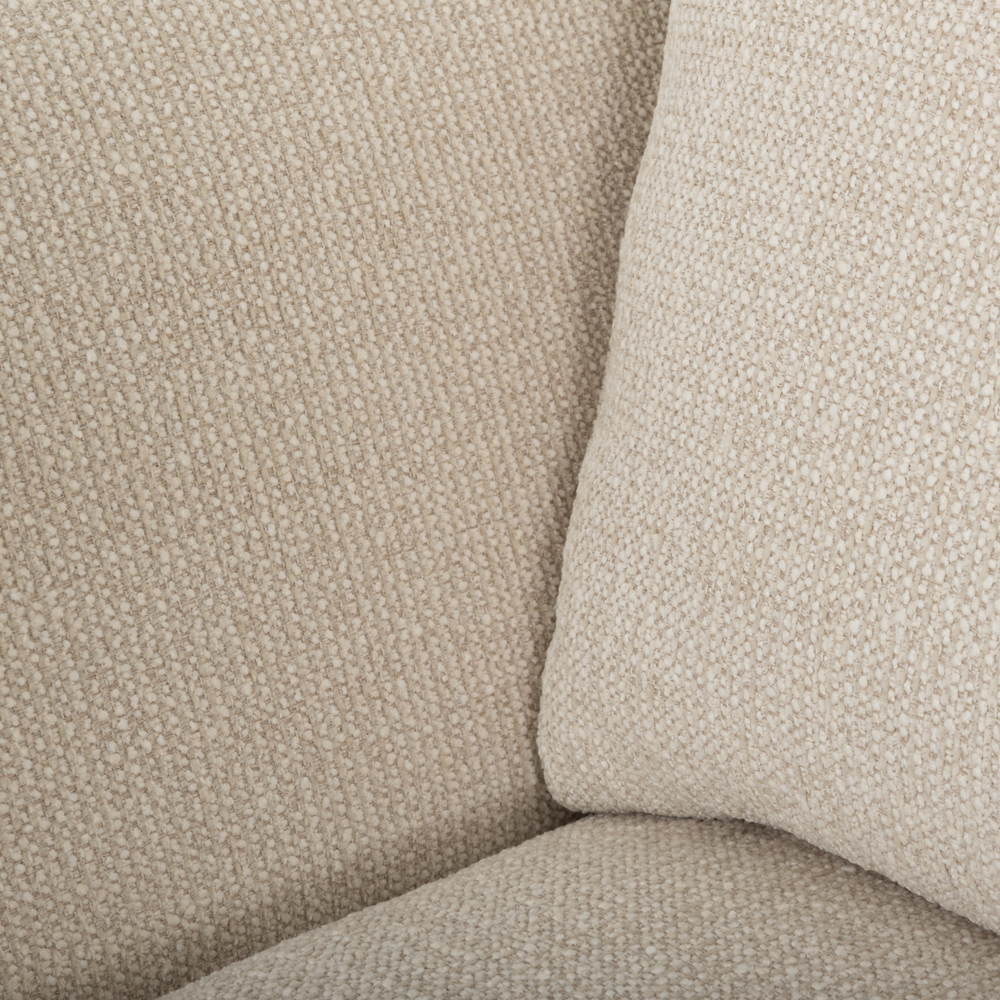 Katrina 2 Seater + Ottoman, Cream