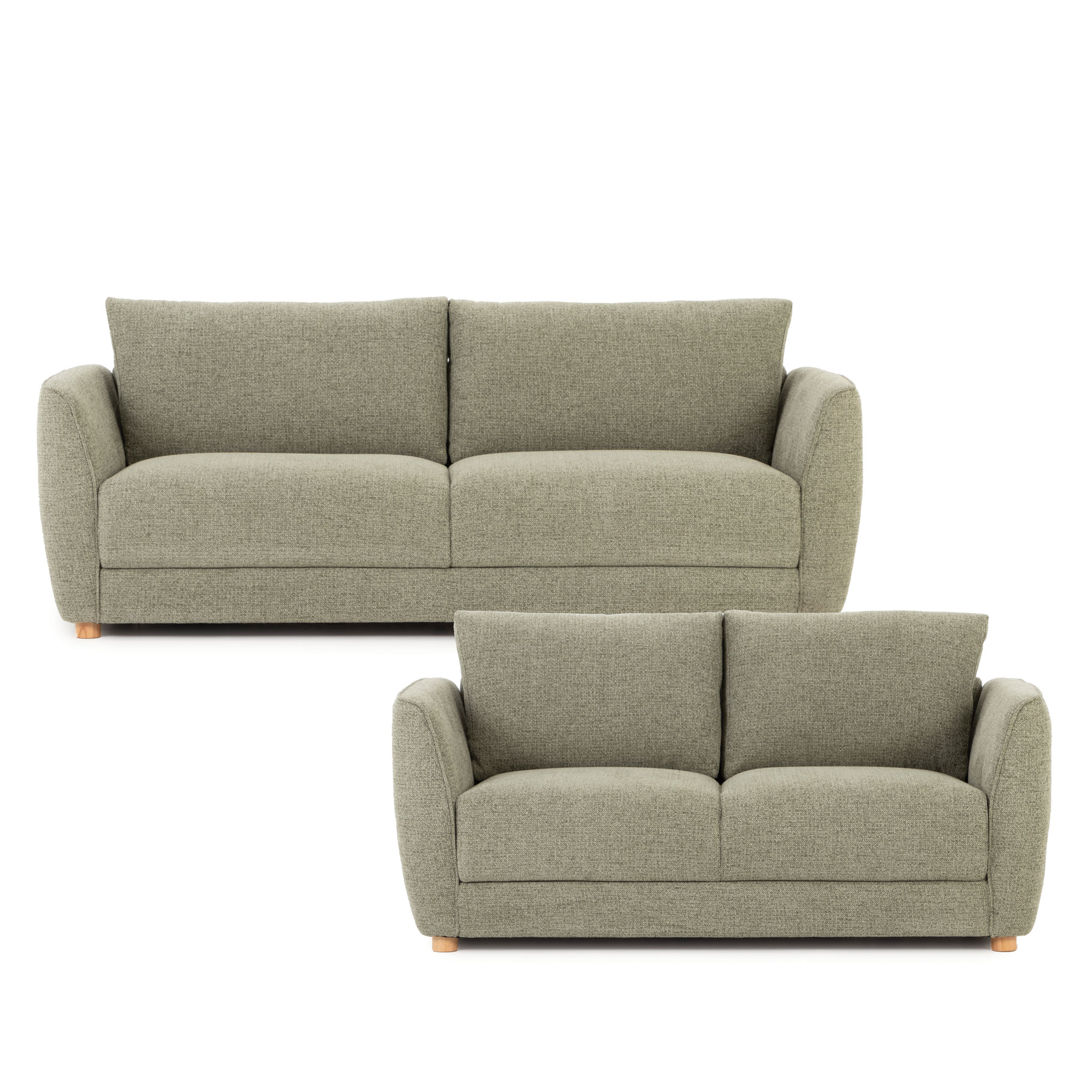 Katrina 3 Seater + 2 Seater, Green