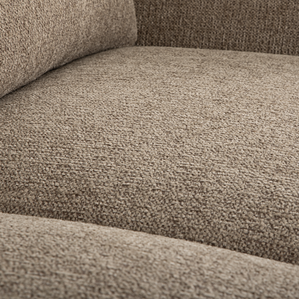 Katrina 2 Seater + Ottoman, Light Brown