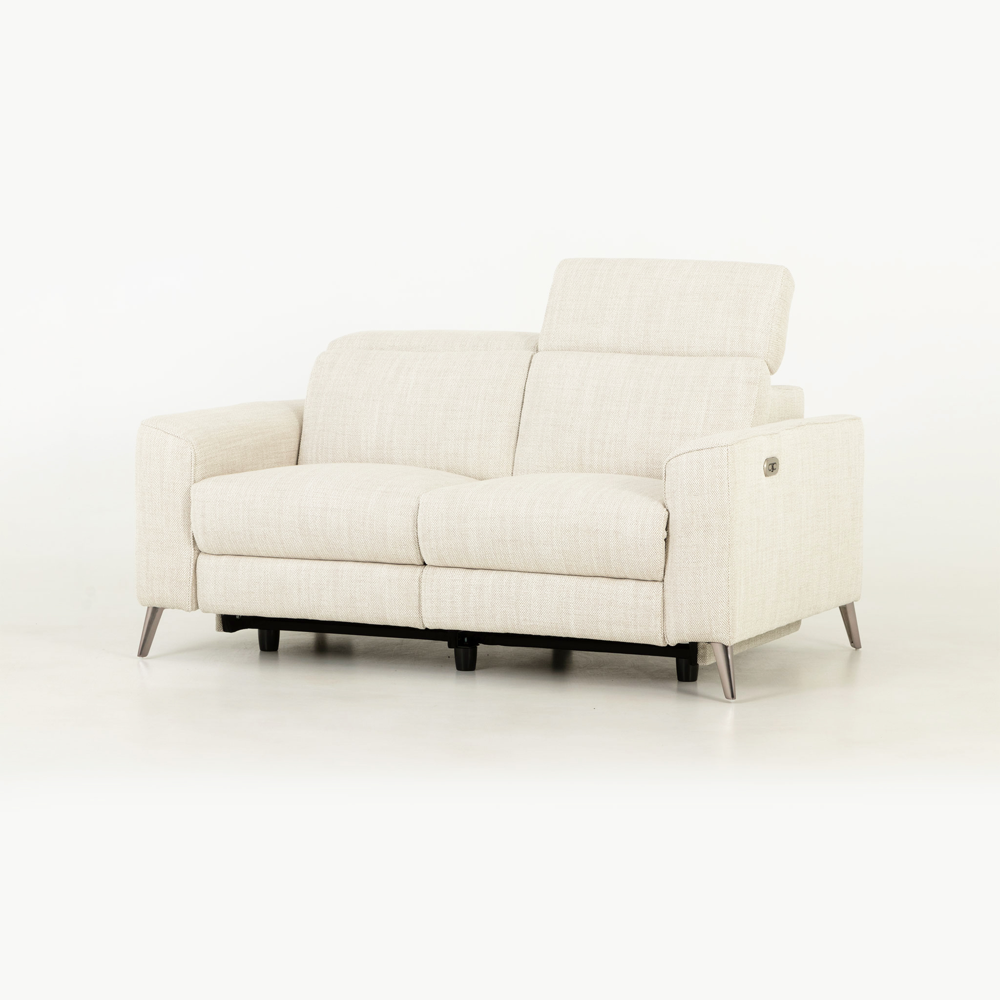 Kayla 3 Seater Electric Recliner + 2 Seater Electric Recliner, Cream