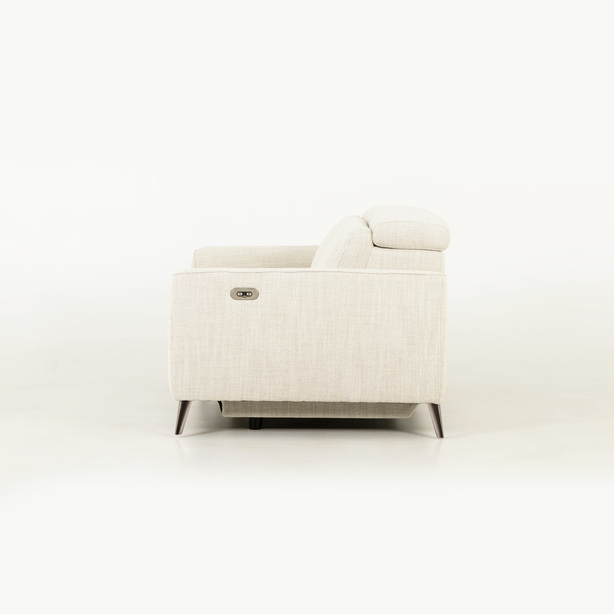 Kayla 3 Seater Electric Recliner + 2 Seater Electric Recliner, Cream