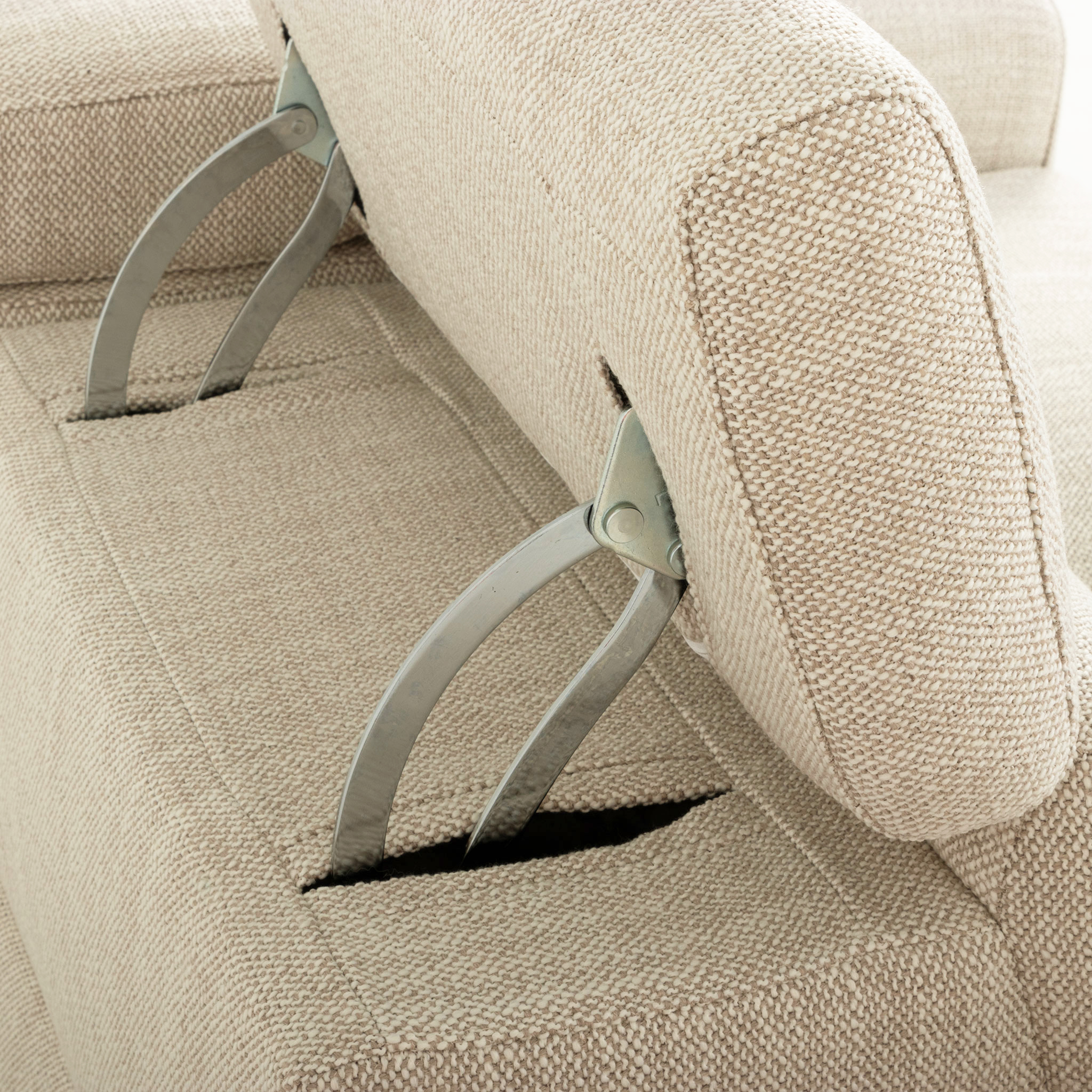 Kayla 3 Seater Electric Recliner + 2 Seater Electric Recliner, Cream