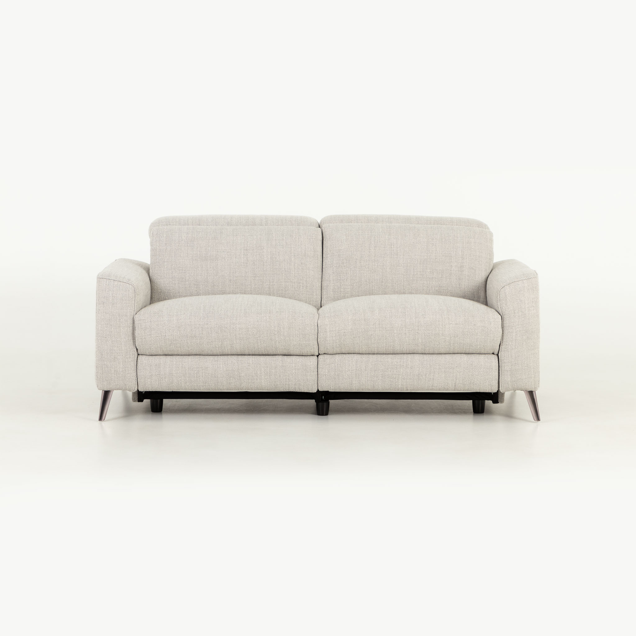 Kayla 3 Seater Electric Recliner + 2 Seater Electric Recliner, Light Grey