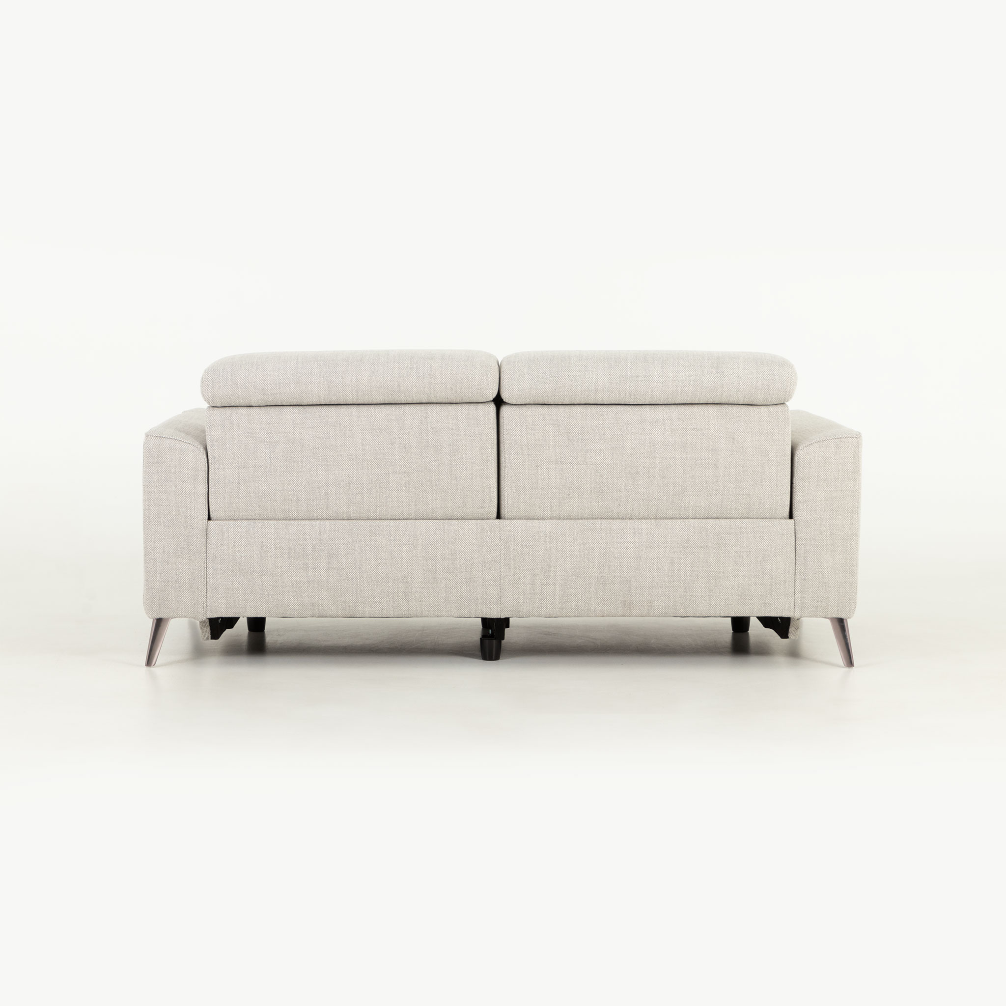 Kayla 3 Seater Electric Recliner + 2 Seater Electric Recliner, Light Grey