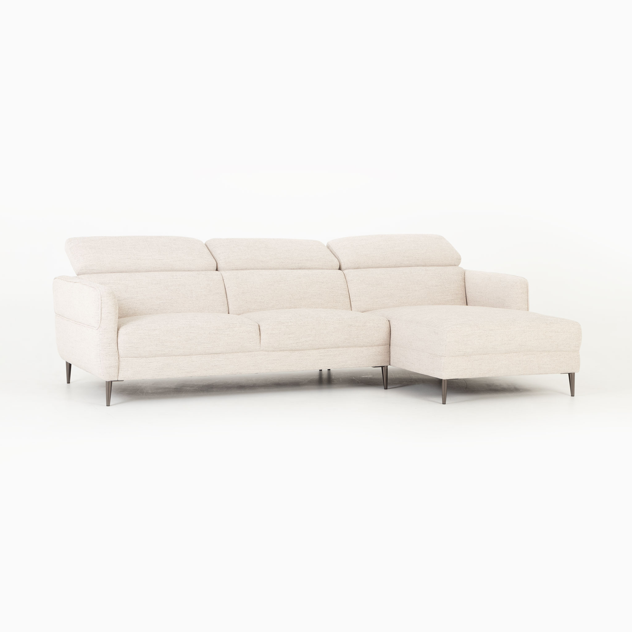 Kiera Chaise + 2 Seater, Taupe