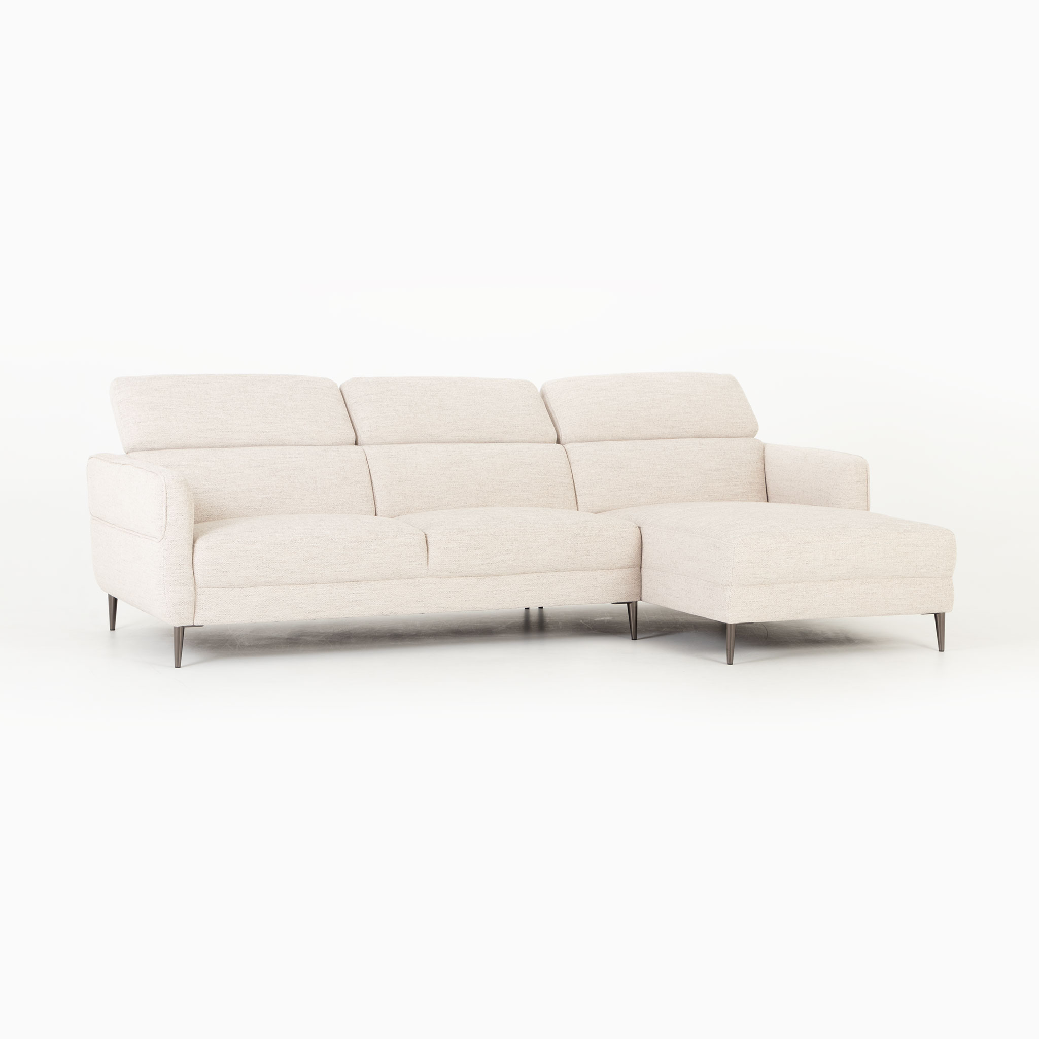 Kiera Chaise + 2 Seater, Taupe