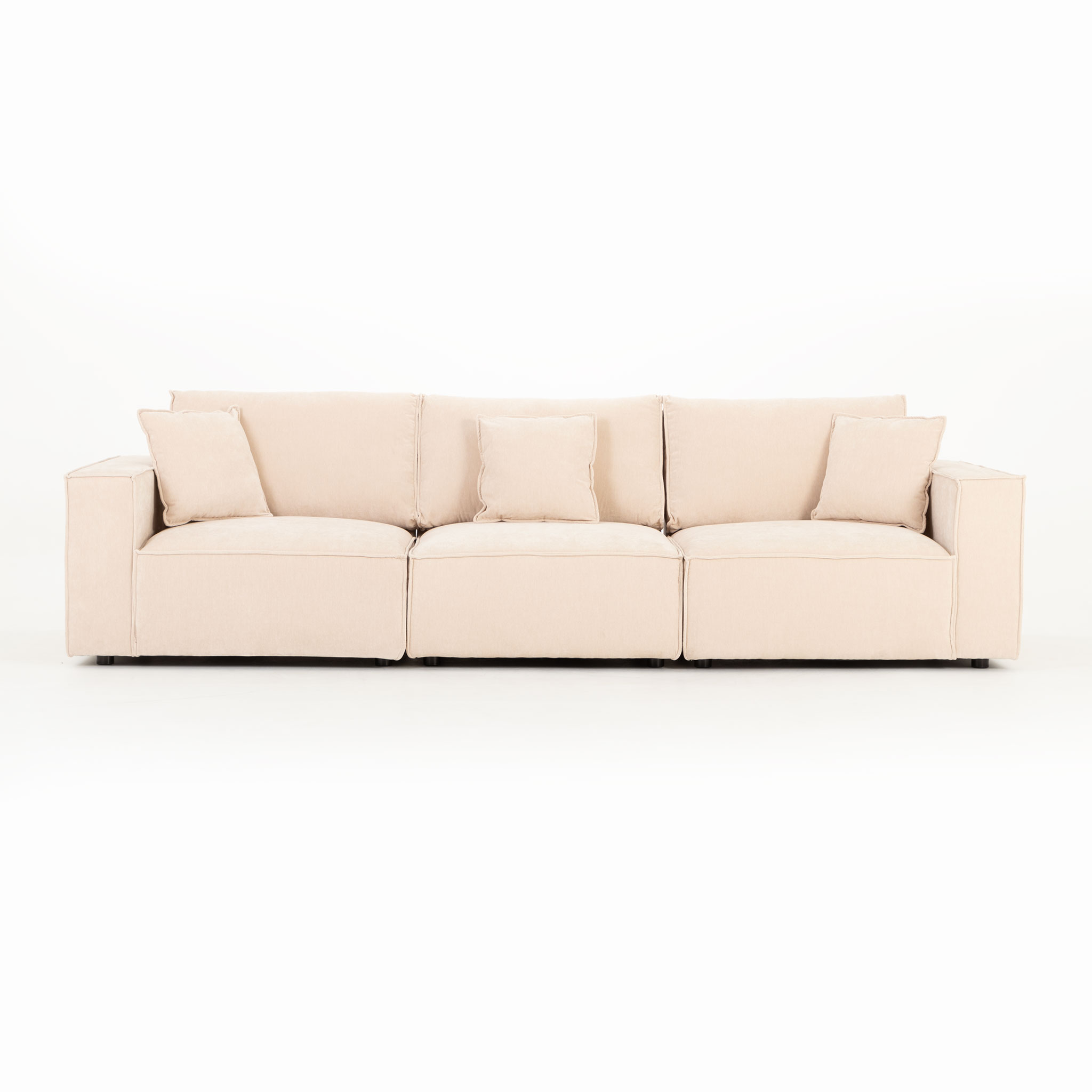 Kinsley 3 Seater Modular Sofa, Natural