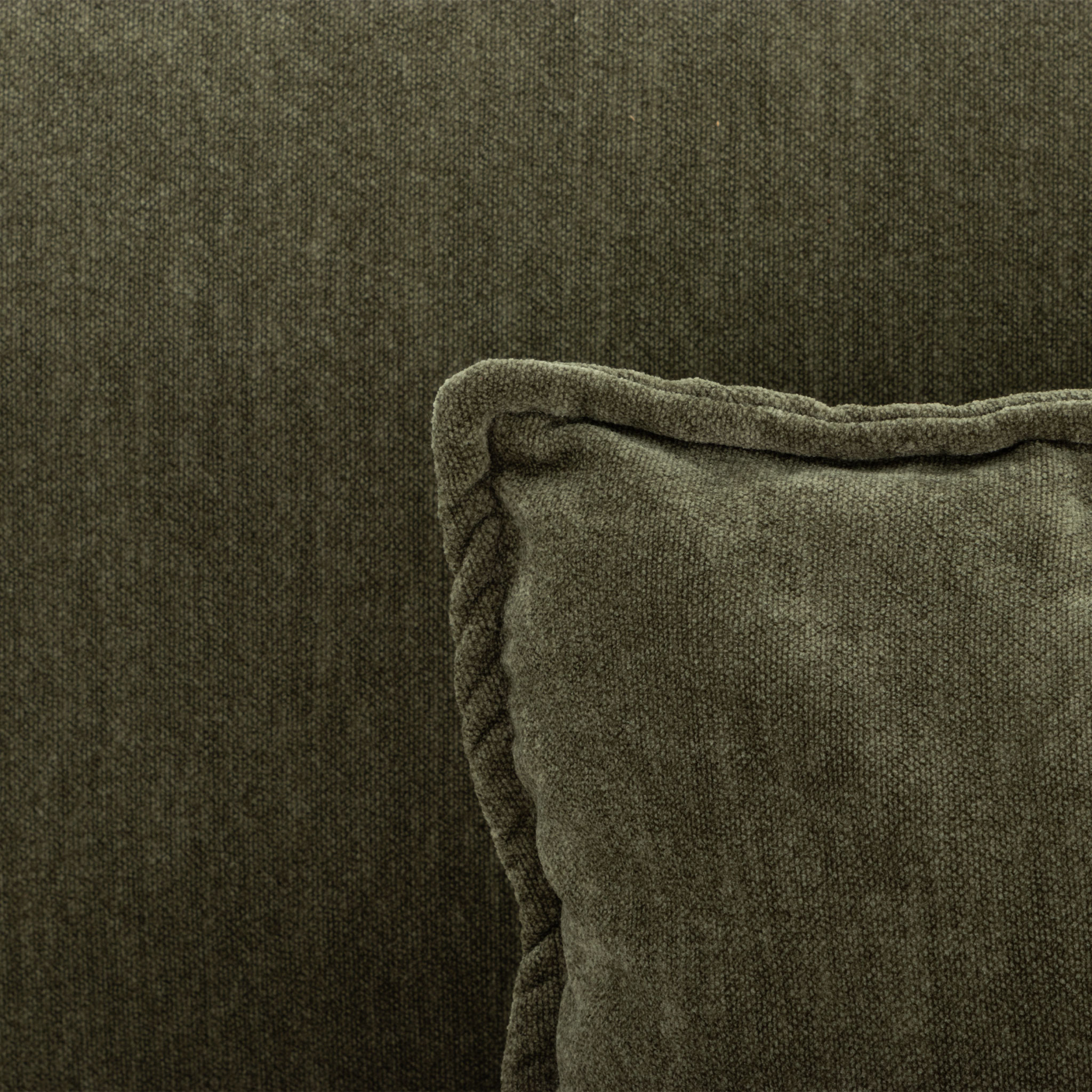 Kinsley 4 Seater Corner Modular Chaise Sofa Right Hand Facing, Green