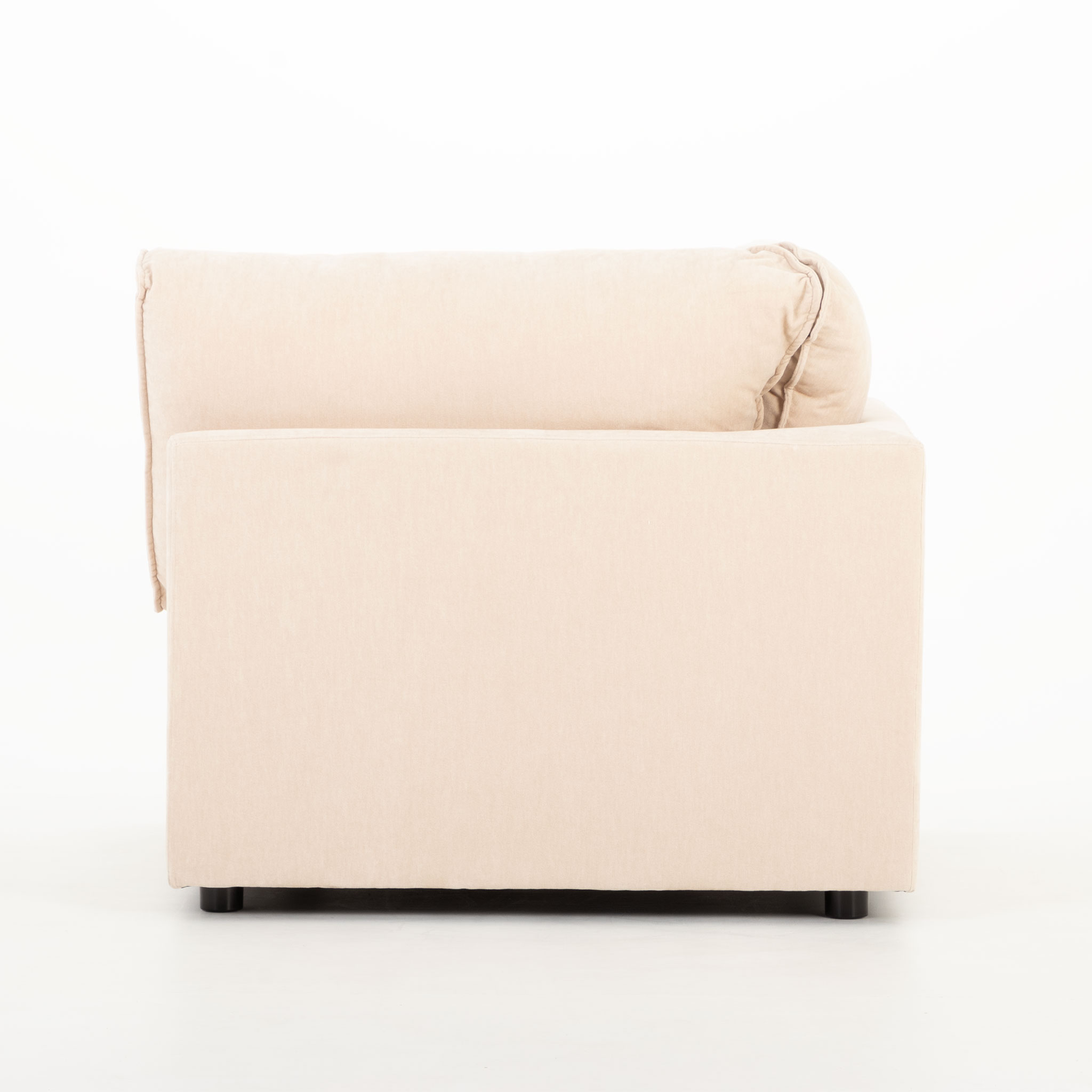 Kinsley 4 Seater Corner Modular Chaise Sofa Right Hand Facing, Natural