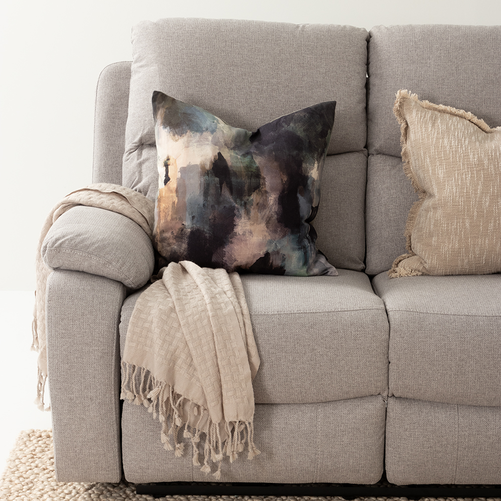 Kyle 3 Seater Electric Recliner + 2 Seater Electric Recliner, Light Grey