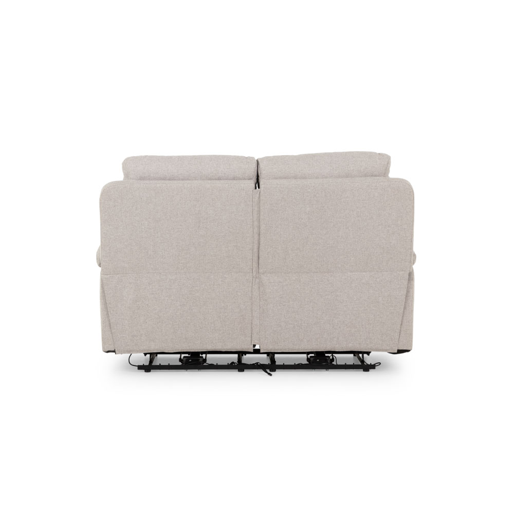 Kyle 2 Seater Electric Recliner + 2 Electric Recliner Chairs, Light Grey