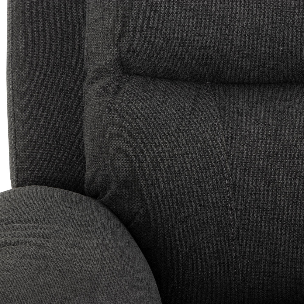 Kyle 3 Seater Electric Recliner + 2 Electric Recliner Chairs, Charcoal