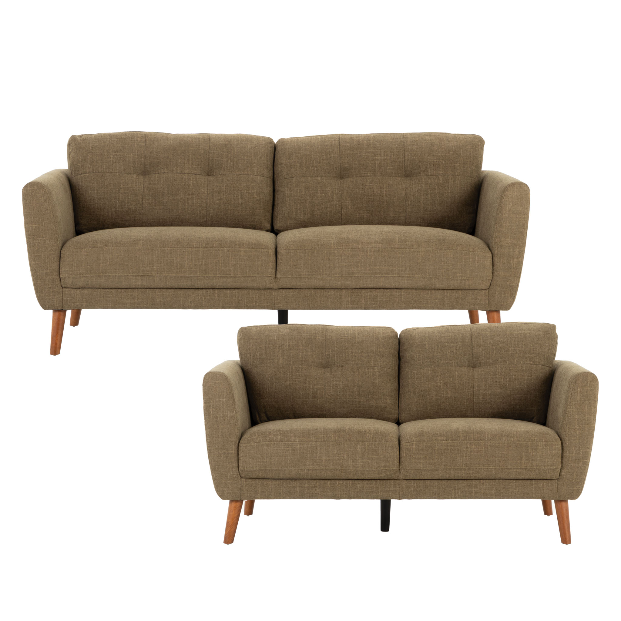 Liam 3 Seater + 2 Seater, Green