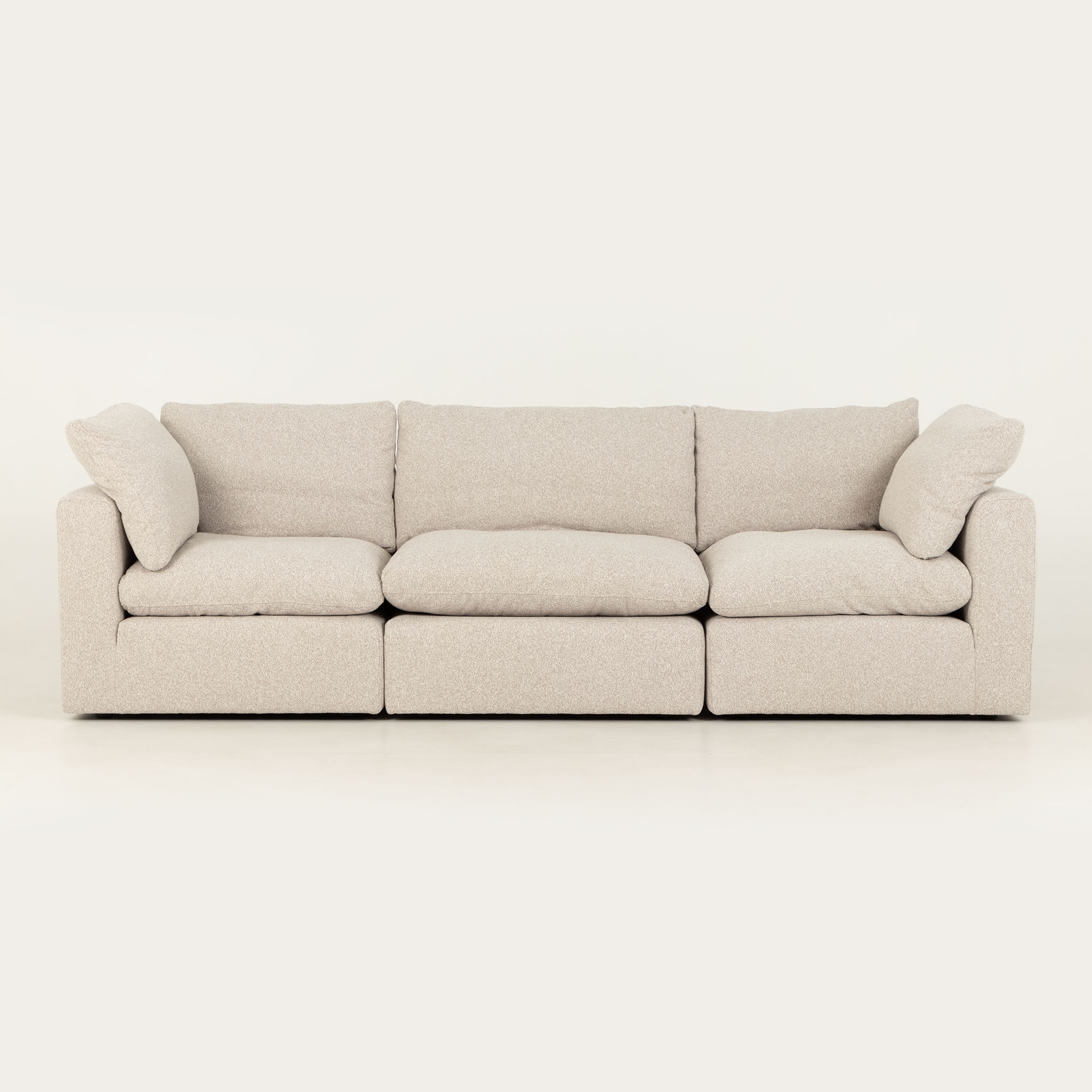 Mallory 3 Seater Modular Sofa, Grey