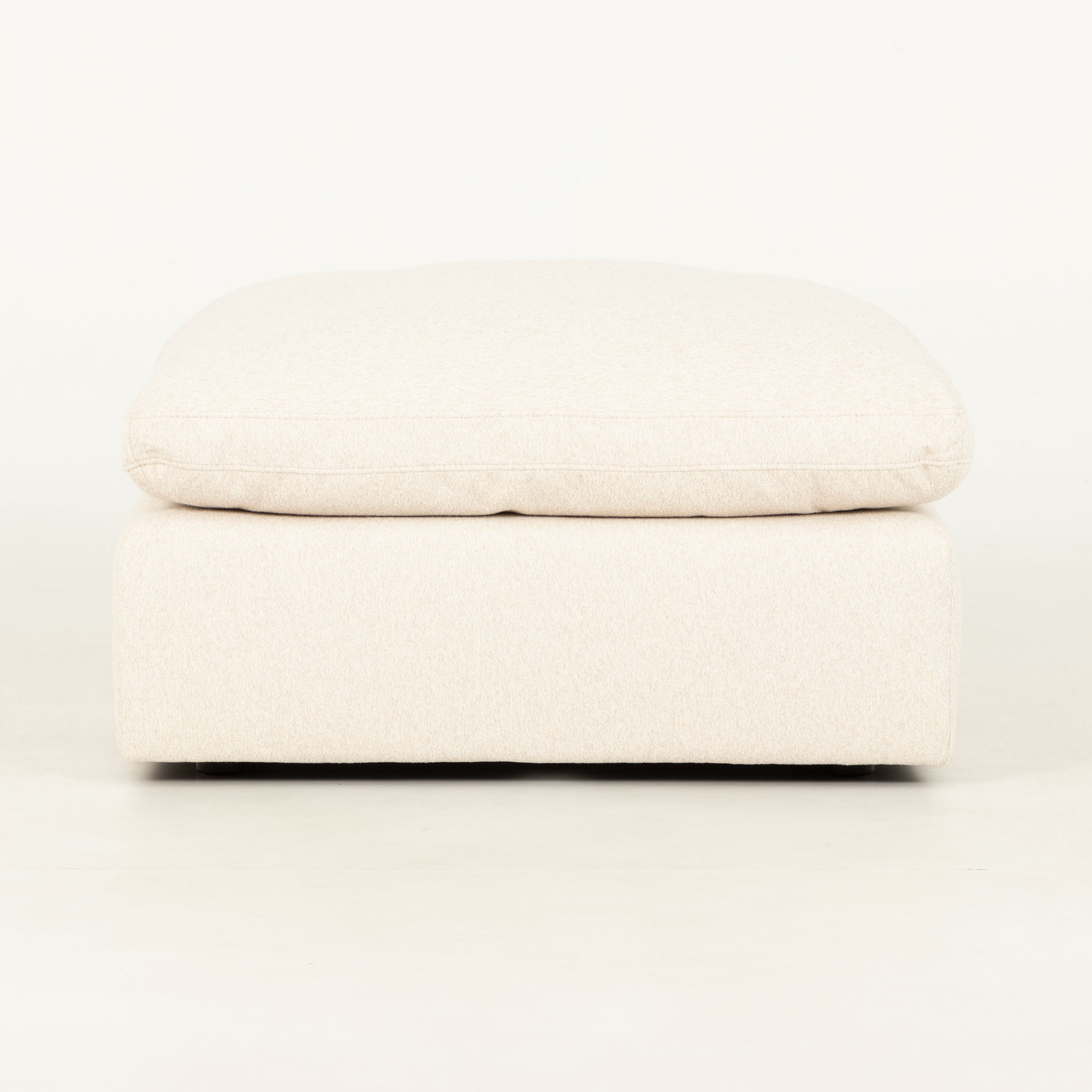 Mallory 4 Seater Corner Modular Chaise Sofa, Cream