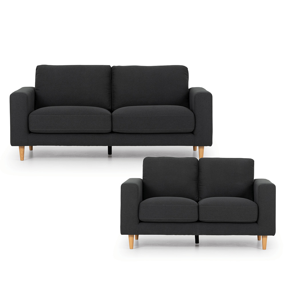Marley 3 Seater + 2 Seater, Dark Grey