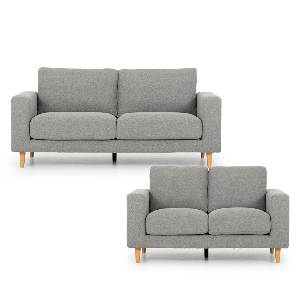 Marley 3 Seater + 2 Seater, Light Grey