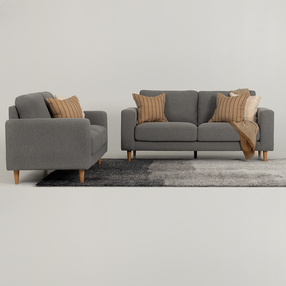 Marley 3 Seater + 2 Seater, Light Grey