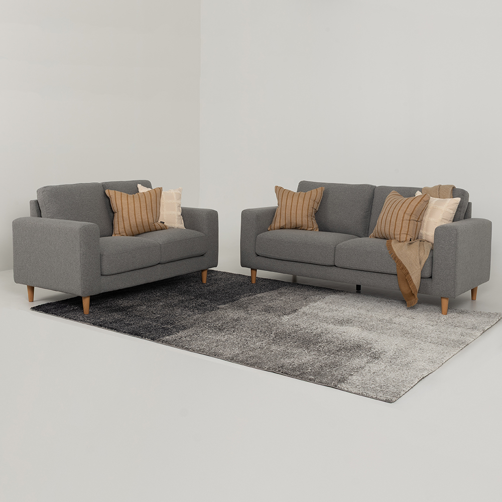 Marley 3 Seater + 2 Seater, Light Grey