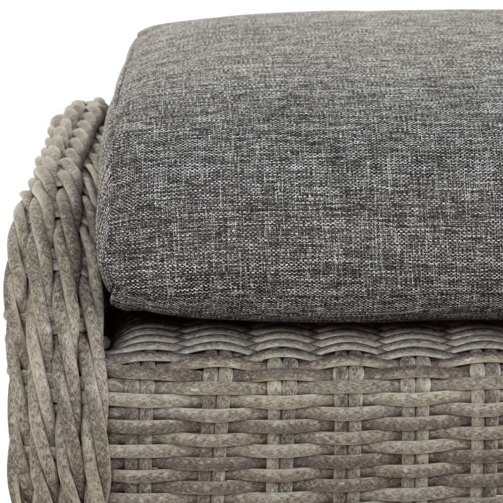 Martinique 4 Piece Outdoor Lounge Set with Coffee Table, Charcoal