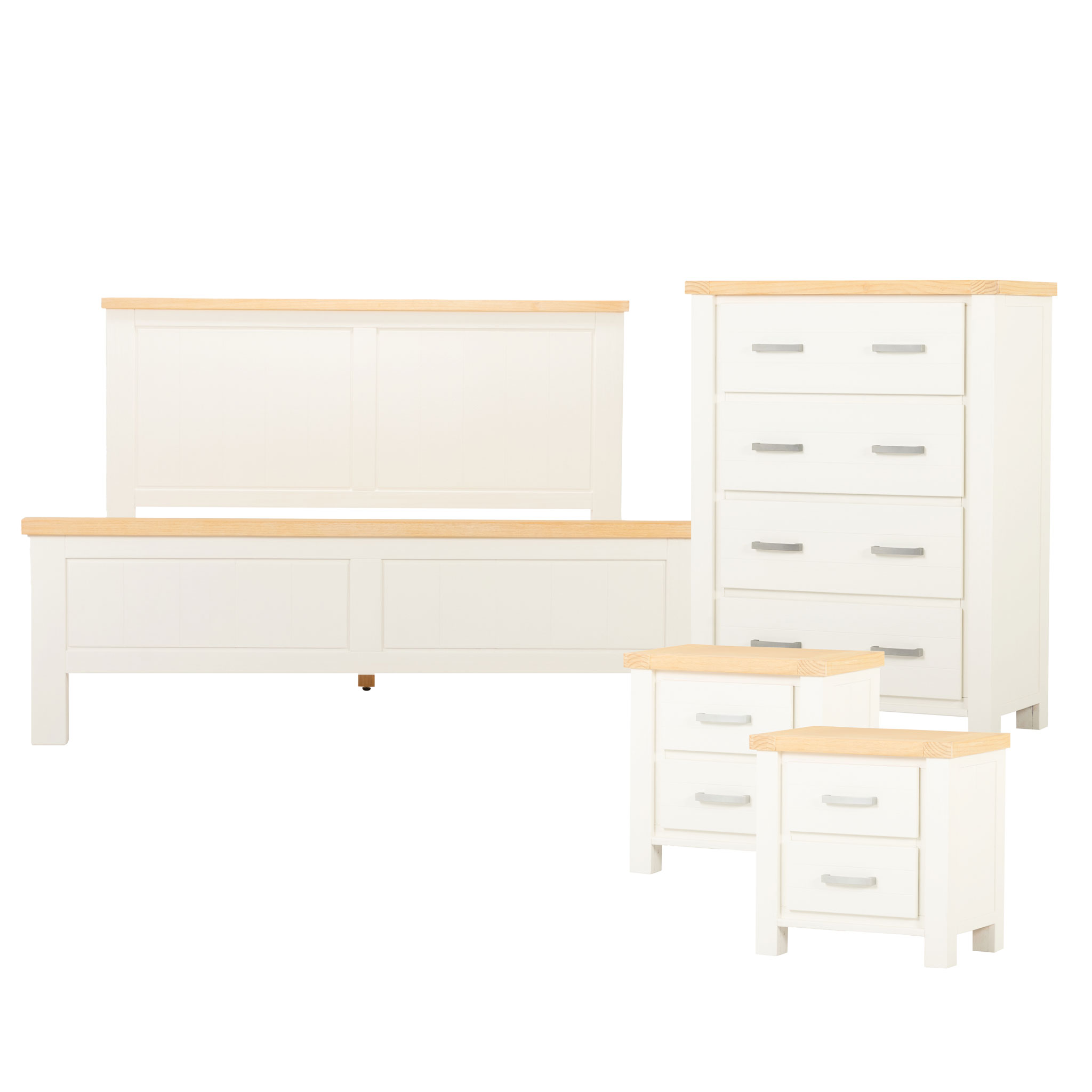 Mattson 4 Piece Bedroom Set with Queen Bed Frame