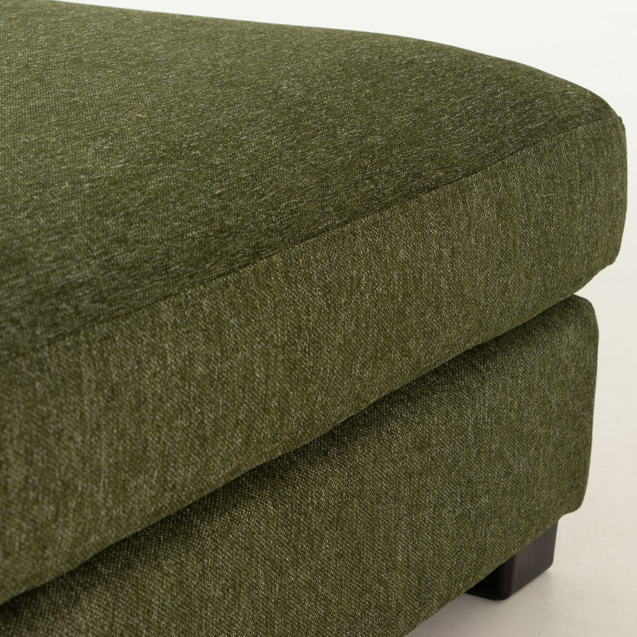 Milana 2 Seater + Ottoman, Green
