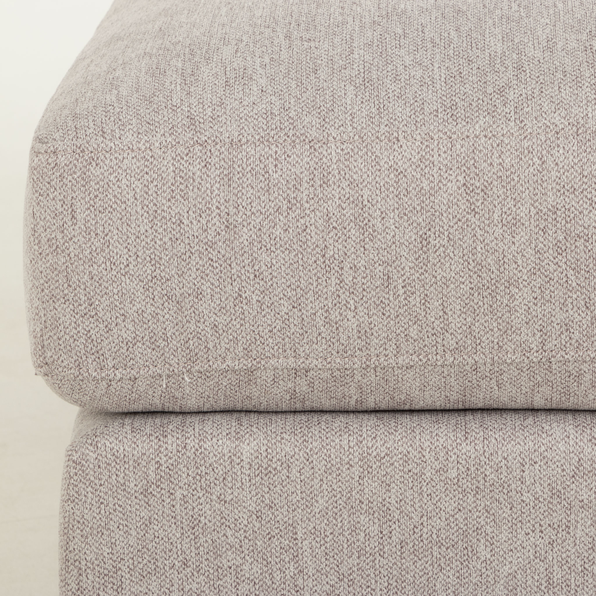 Milana 2 Seater + Ottoman, Light Grey