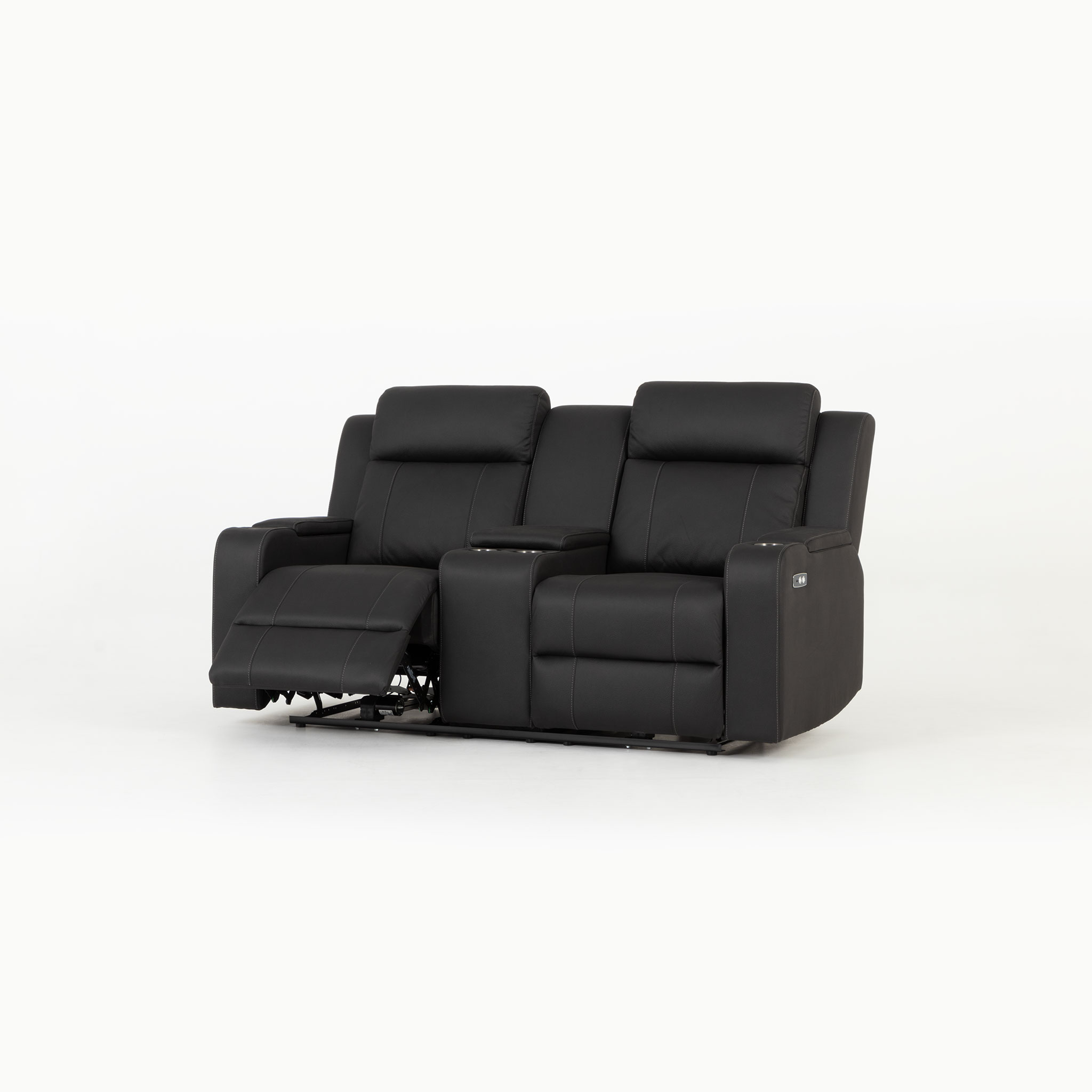 Nico 3 Seater Recliner + 2 Seater Recliner, Charcoal