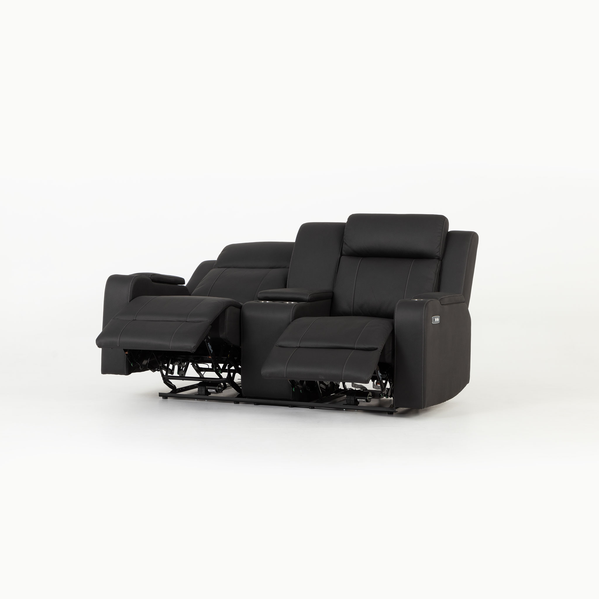 Nico 3 Seater Recliner + 2 Seater Recliner, Charcoal